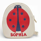 Rucsac gradinita pentru copii din piele naturală – personalizabil cu nume-Buburuza