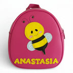 Rucsac gradinita pentru copii din piele naturală – personalizabil cu nume-Albinuta
