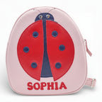 Rucsac gradinita pentru copii din piele naturală – personalizabil cu nume-Buburuza