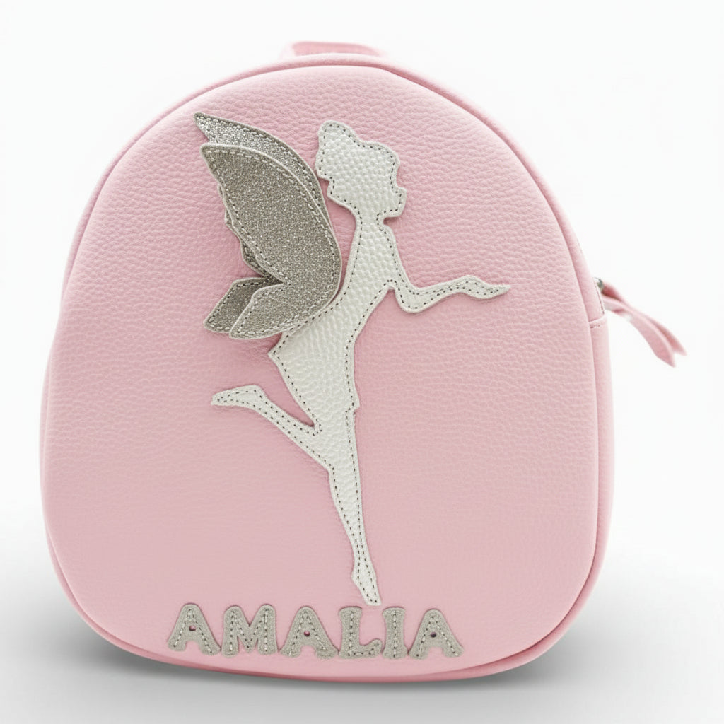 Rucsac gradinita pentru copii din piele naturală – personalizabil cu nume-Zana