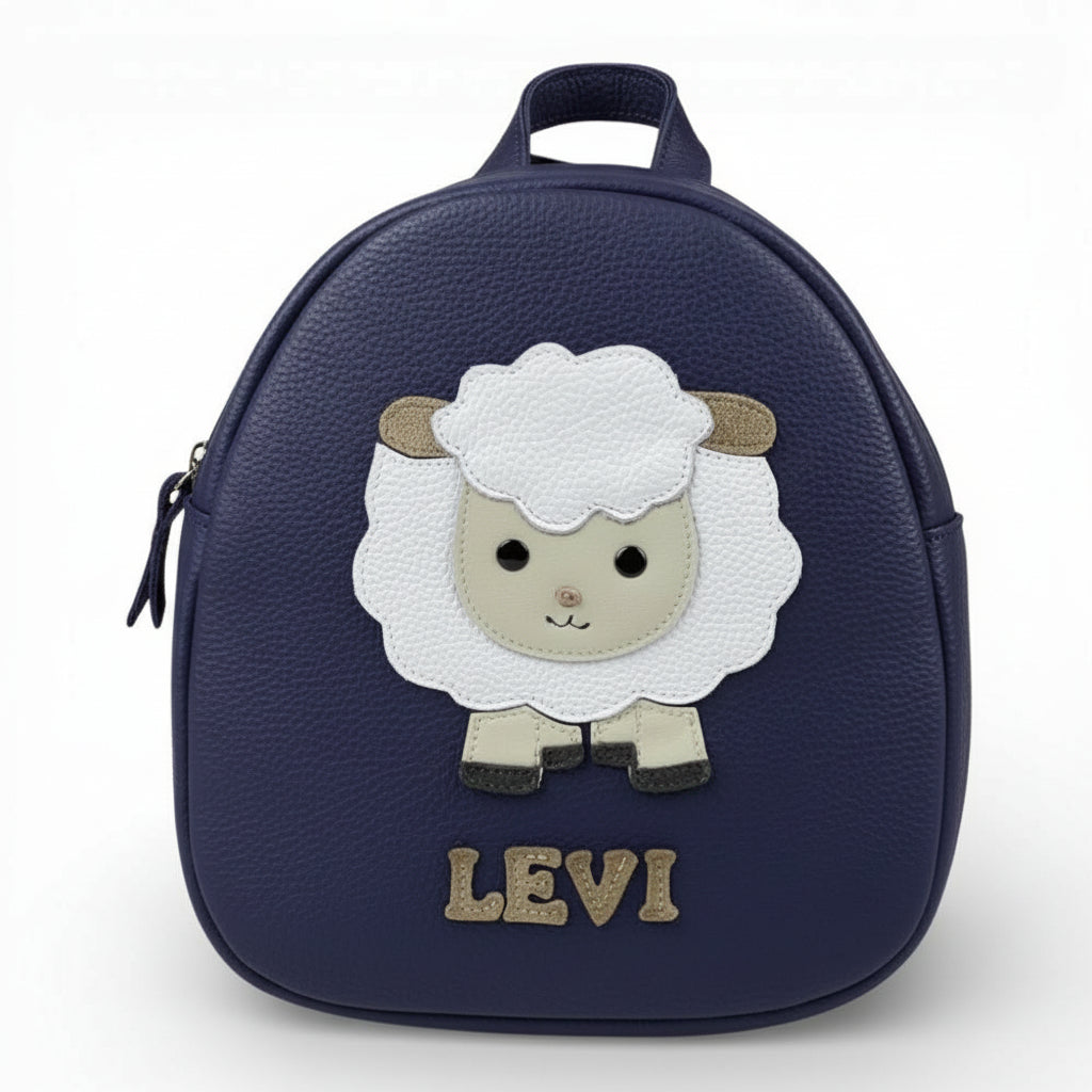 Rucsac gradinita pentru copii din piele naturală – personalizabil