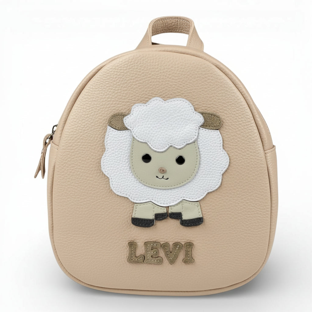 Rucsac gradinita pentru copii din piele naturală – personalizabil cu nume-OITA
