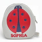 Rucsac gradinita pentru copii din piele naturală – personalizabil cu nume-Buburuza