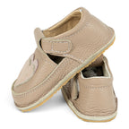 Pantofi barefoot din piele naturala Capuccino Love