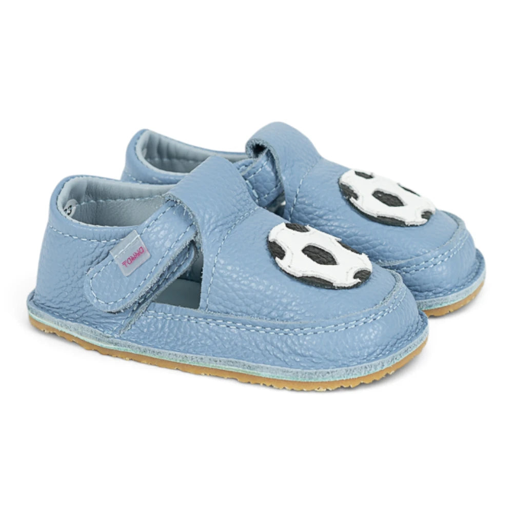 Pantofi barefoot din piele naturala bleo Minge