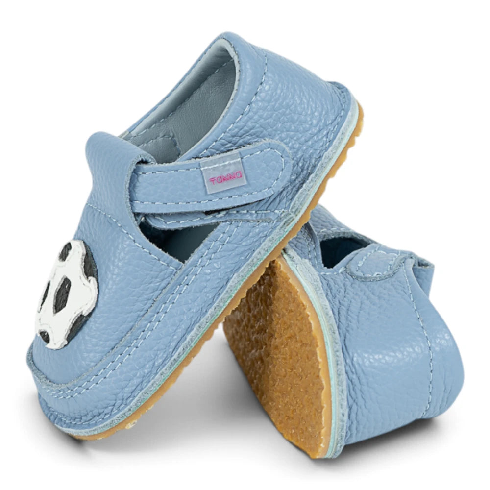 Pantofi barefoot din piele naturala bleo Minge