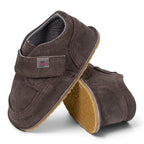 Ghete barefooot din piele naturala Plum Suede