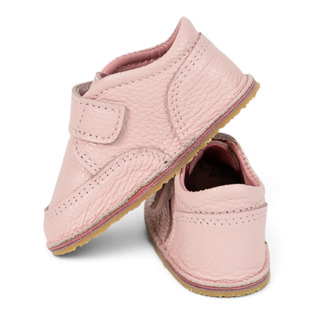 Ghete barefooot din piele naturala Strawberry Mousse