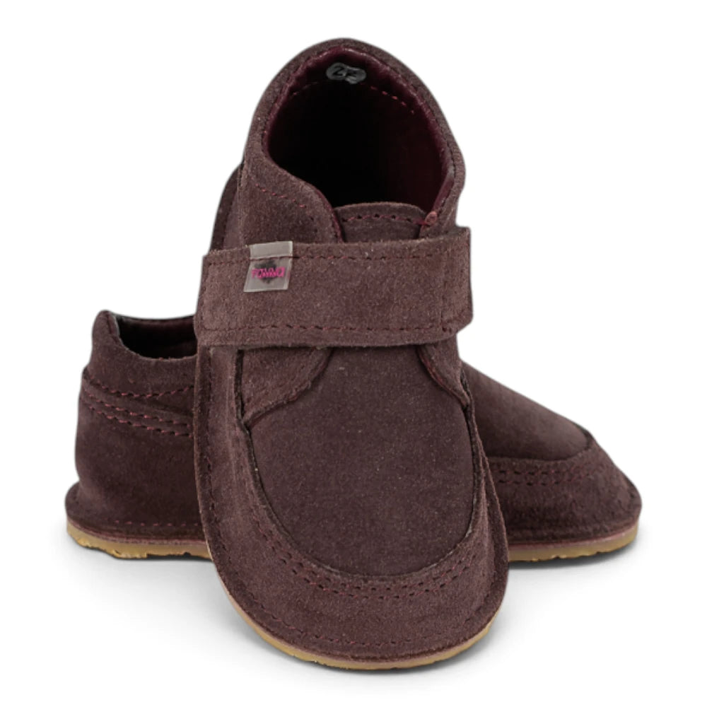 Ghete barefooot din piele naturala Cherry Suede