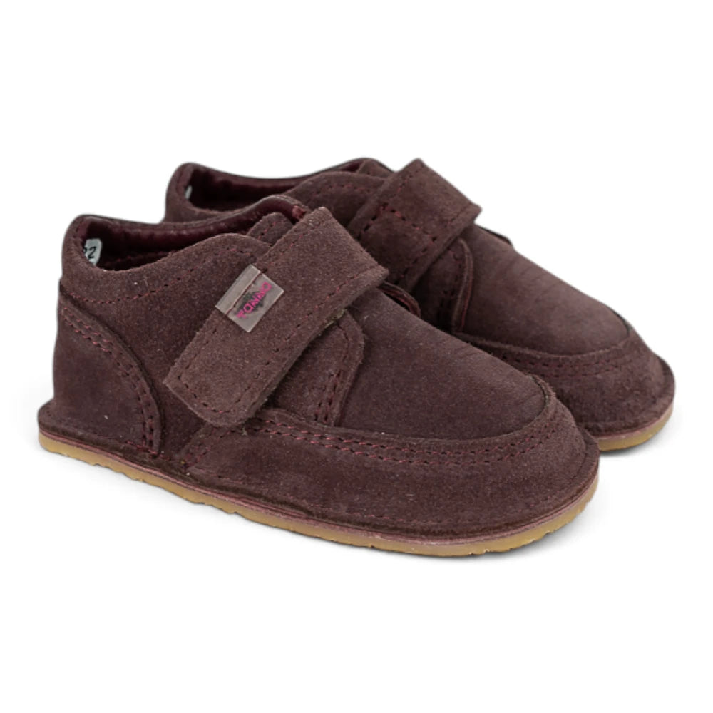 Ghete barefooot din piele naturala Cherry Suede
