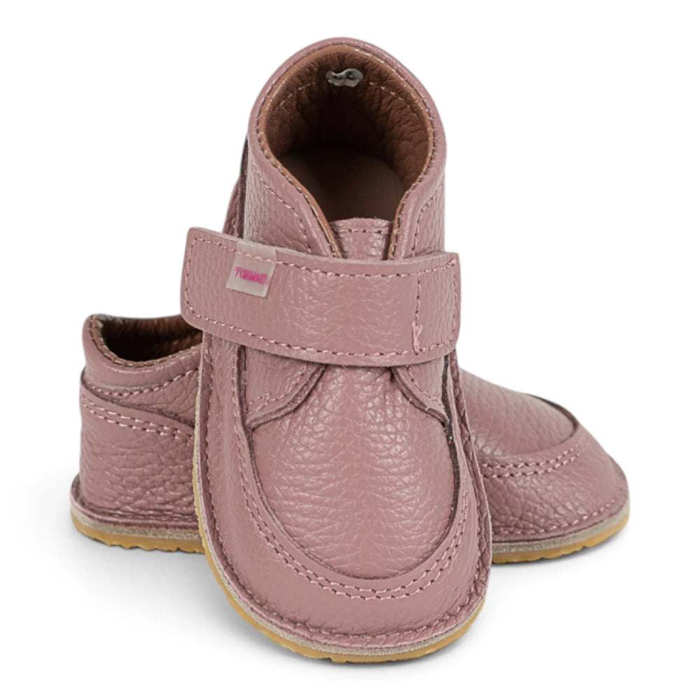 Ghete barefooot din piele naturala Roz Royal