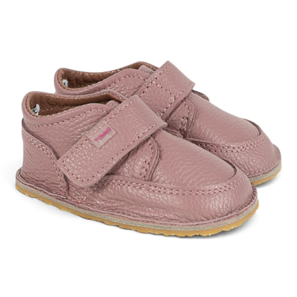 Ghete barefooot din piele naturala Roz Royal