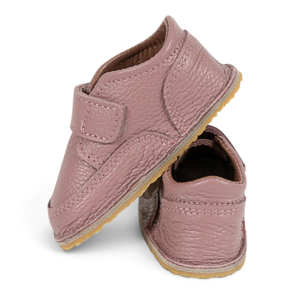 Ghete barefooot din piele naturala Roz Royal