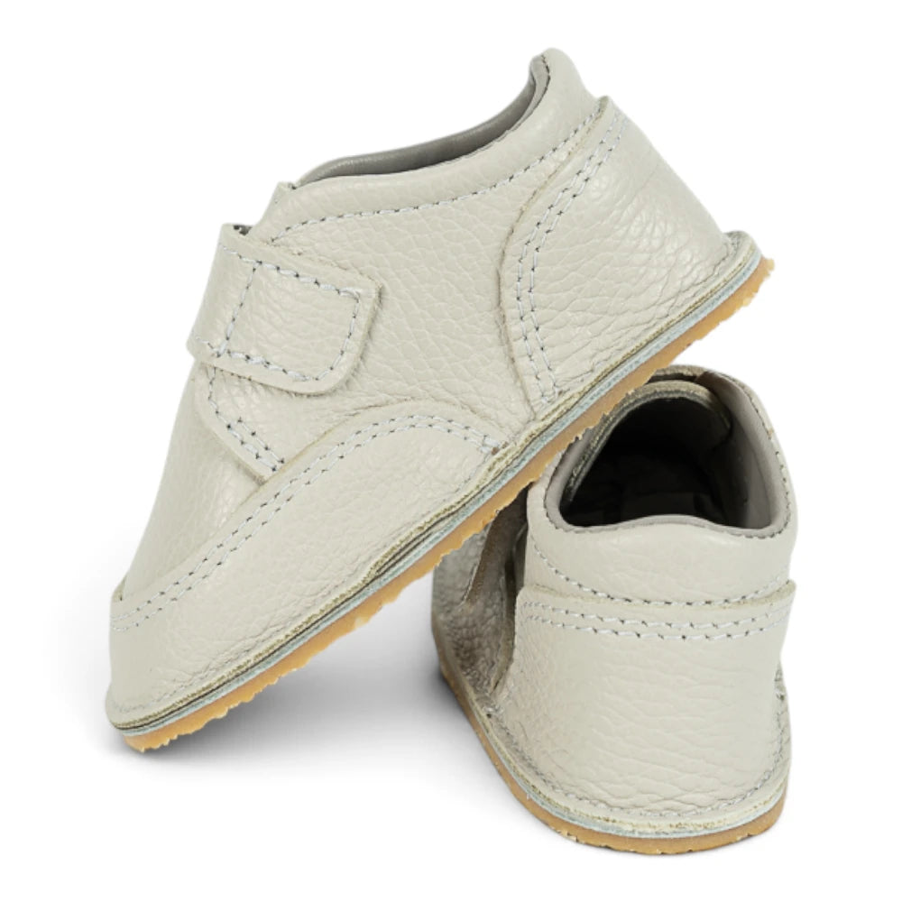 Ghete barefooot din piele naturala Light Grey