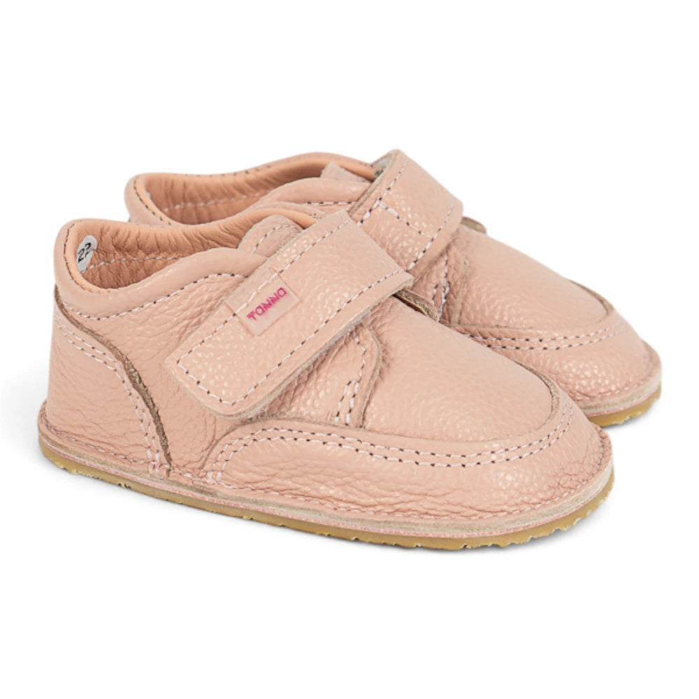 Ghete barefooot din piele naturala Powder pink