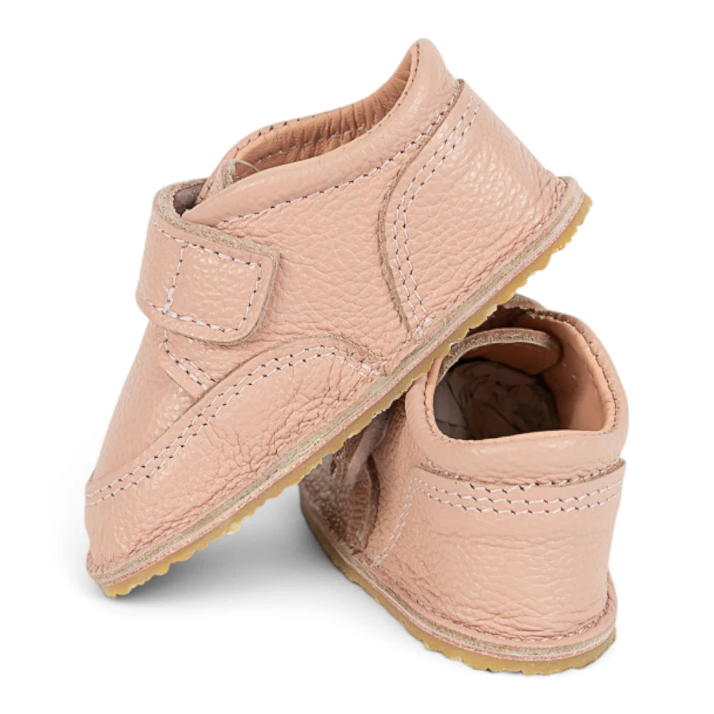 Ghete barefooot din piele naturala Powder pink