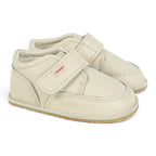 Ghete barefooot din piele naturala Cream