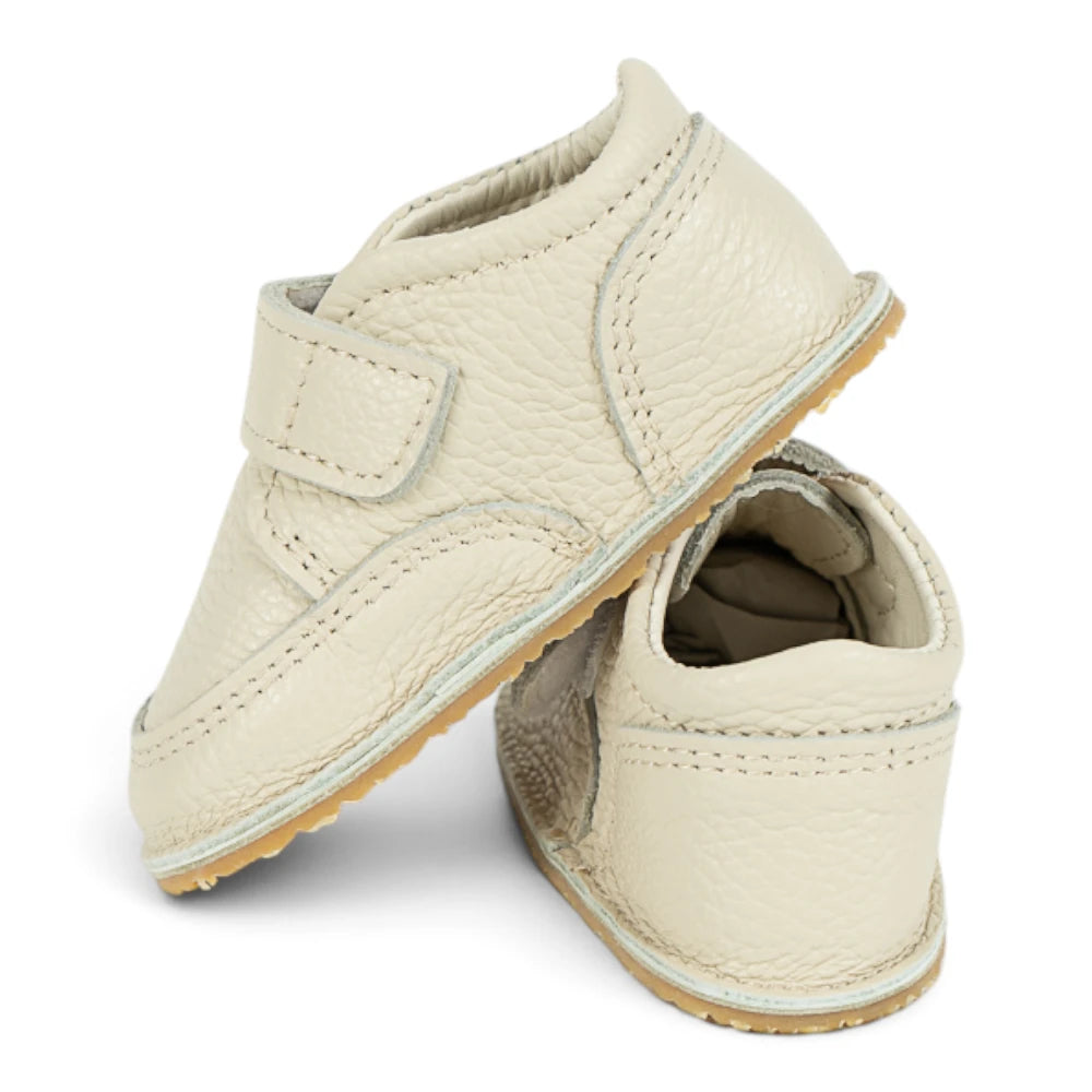 Ghete barefooot din piele naturala Cream
