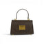 Geanta din piele naturala Parmellato Chocolate Mini Grace