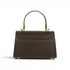 Geanta din piele naturala Parmellato Chocolate Mini Grace