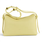 Geanta din piele naturala Vanilla yellow London
