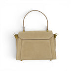 Geanta din piele naturala Suede Capuccino MICRO POLINE