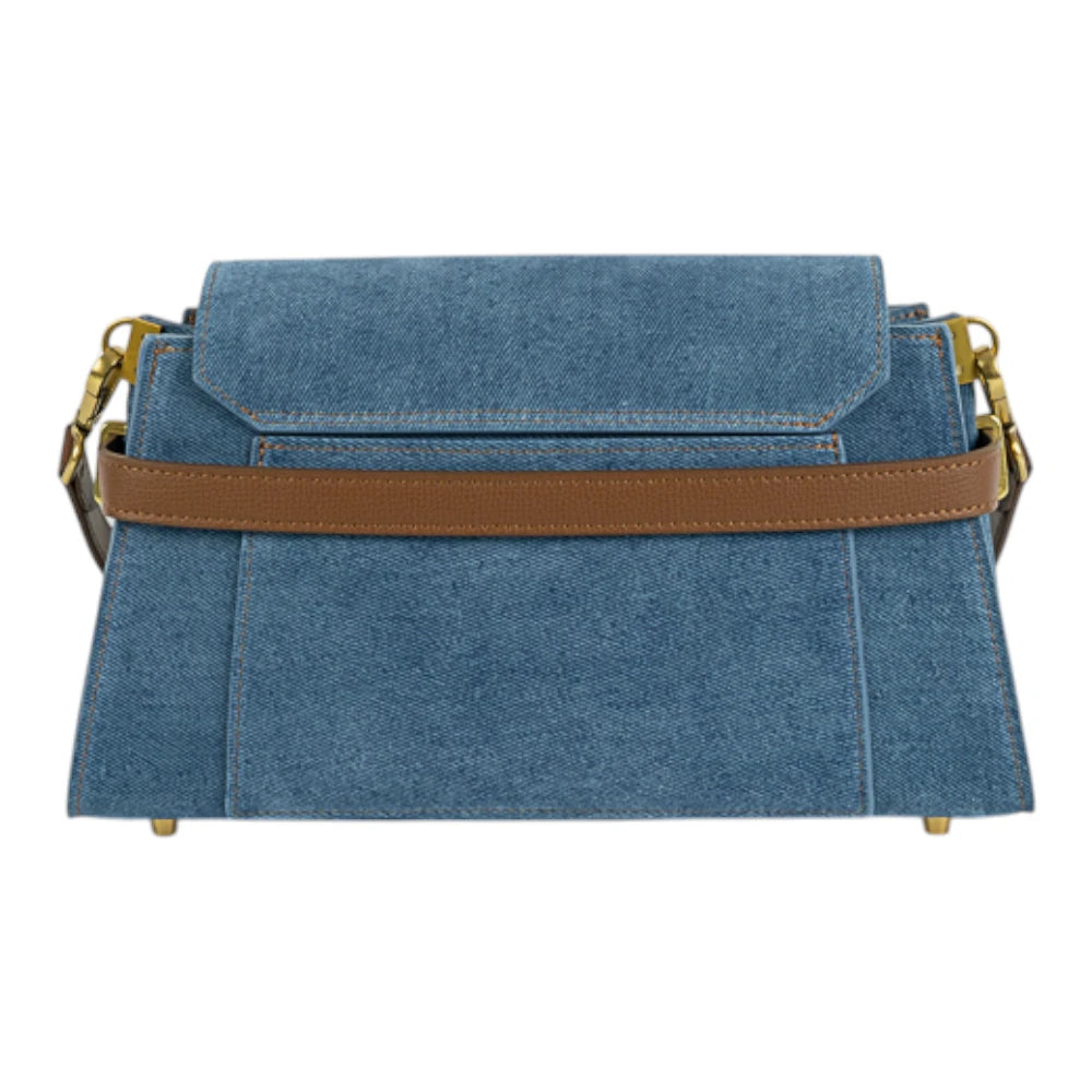 Geanta din piele naturala Suede Blug Santorini Bella