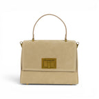 Geanta din piele naturala Suede Capuccino MINI POLINE