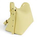 Geanta din piele naturala Vanilla yellow London