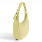 Geanta din piele naturala Vanilla yellow Moon Medium