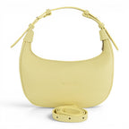 Geanta din piele naturala Vanilla yellow Moon Medium