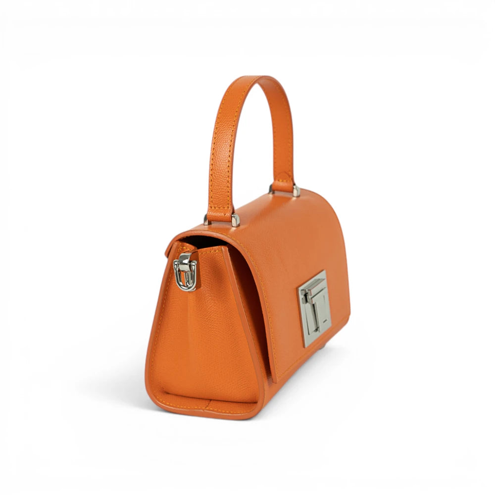 Geanta din piele naturala ORANGE MICRO POLINE editie limitata