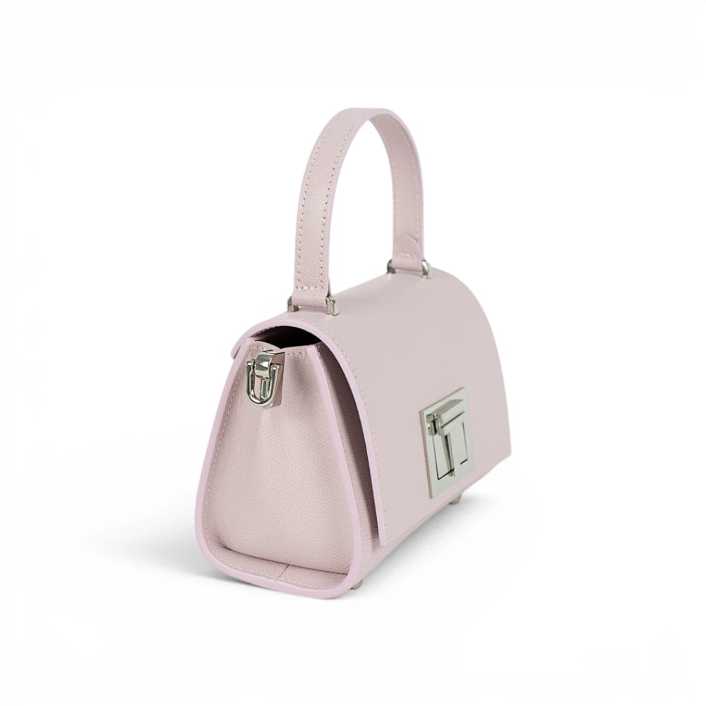 Geanta din piele naturala SNOW LILAC MICRO POLINE editie limitata