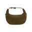 Geanta  din piele naturala Suede Caramel Mini Moon