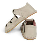 Sandale barefoot din piele naturala Crem rose  Love