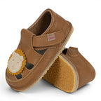 Sandale barefoot din piele naturala Maro Leu
