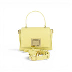Geanta din piele naturala BUTTER YELLOW MICRO POLINE editie limitata