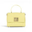 Geanta din piele naturala  BUTTER YELLOW MINI POLINE editie limitata