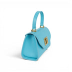 Geanta din piele naturala Saffiano Aqua Mini Grace