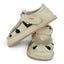 Sandale barefoot din piele naturala Crem Fluture