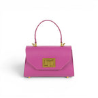 Geanta din piele naturala naturala Magenta Mini Grace