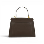 Geanta din piele naturala Parmellato Chocolate Maxi Grace