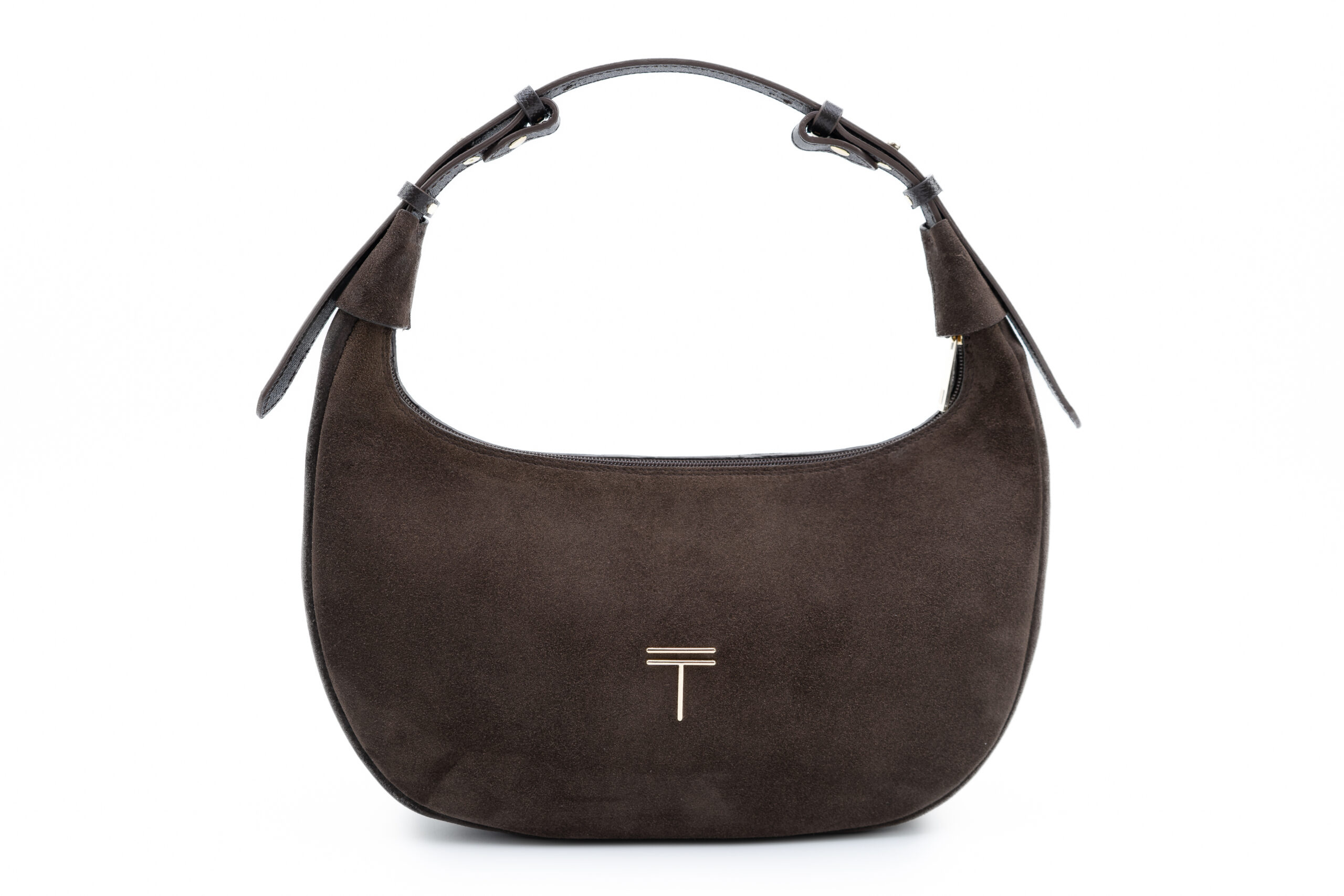 M O O N bag XL Chocolate Suede